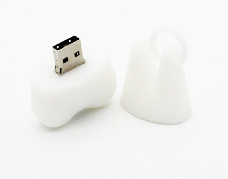 Pearly White Flash Drive